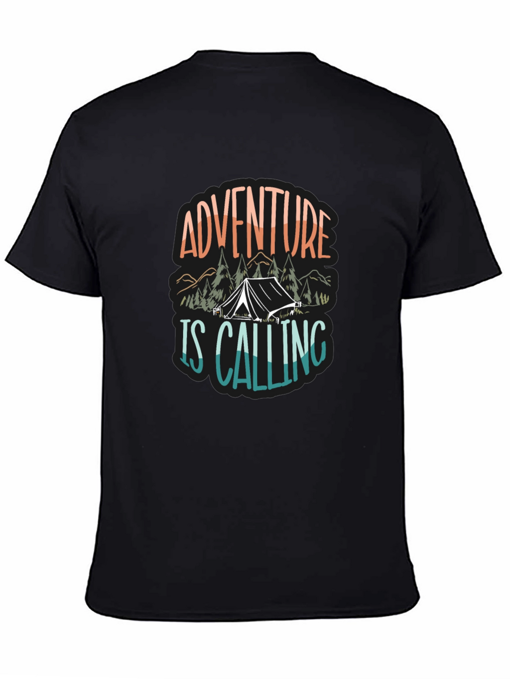 Adventure Is Calling Camping Graphic Tee