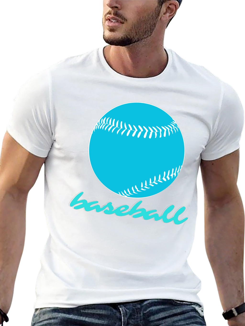 Baseball Graphic T-Shirt - Sporty Design