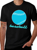 Baseball Graphic T-Shirt - Sporty Design