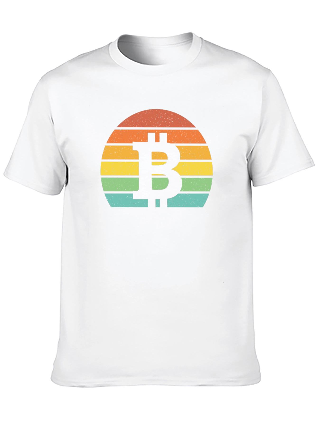 Bitcoin Sunset Graphic Tee - Crypto Lovers T-Shirt