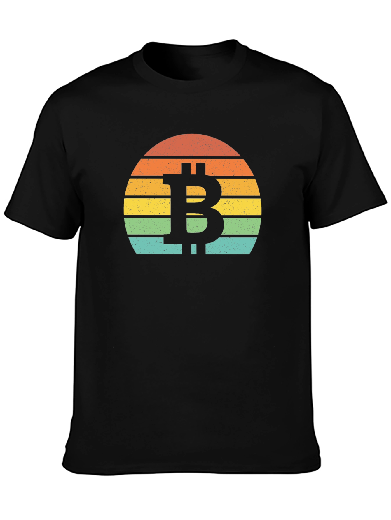 Bitcoin Sunset Graphic Tee - Crypto Lovers T-Shirt