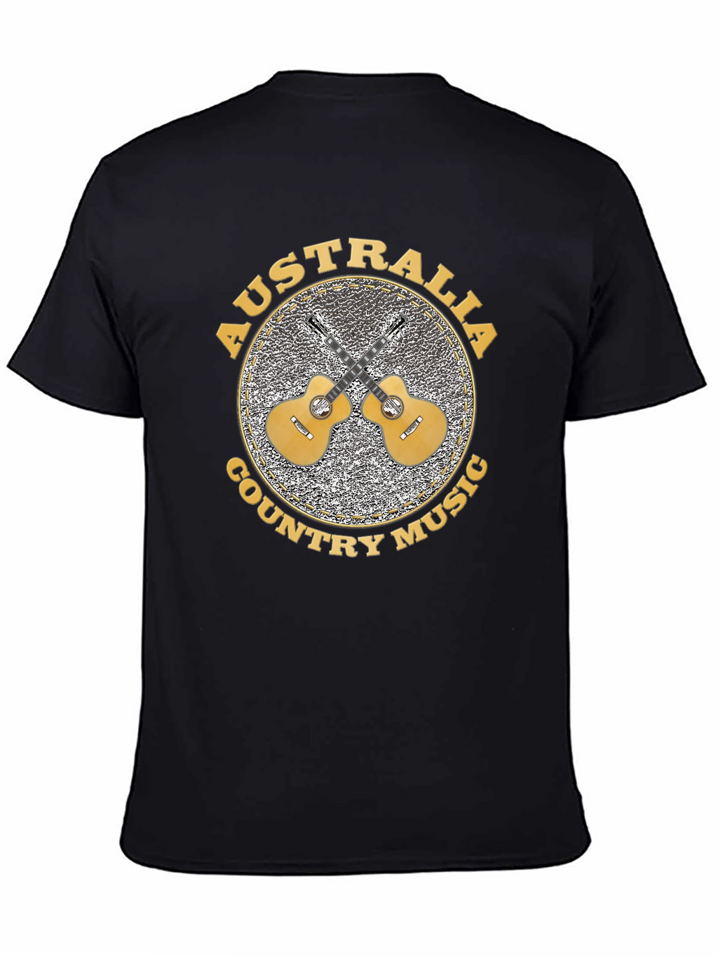 Australia Country Music Guitar T-Shirt
