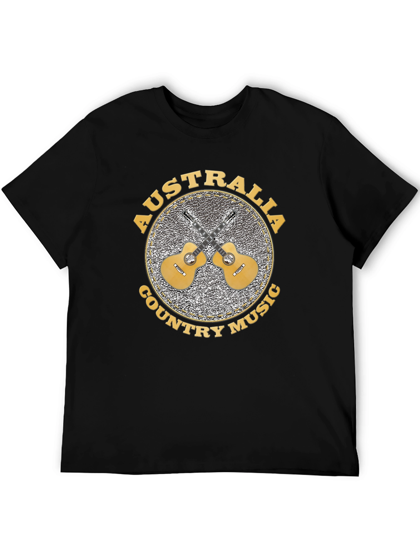 Australia Country Music Guitar T-Shirt