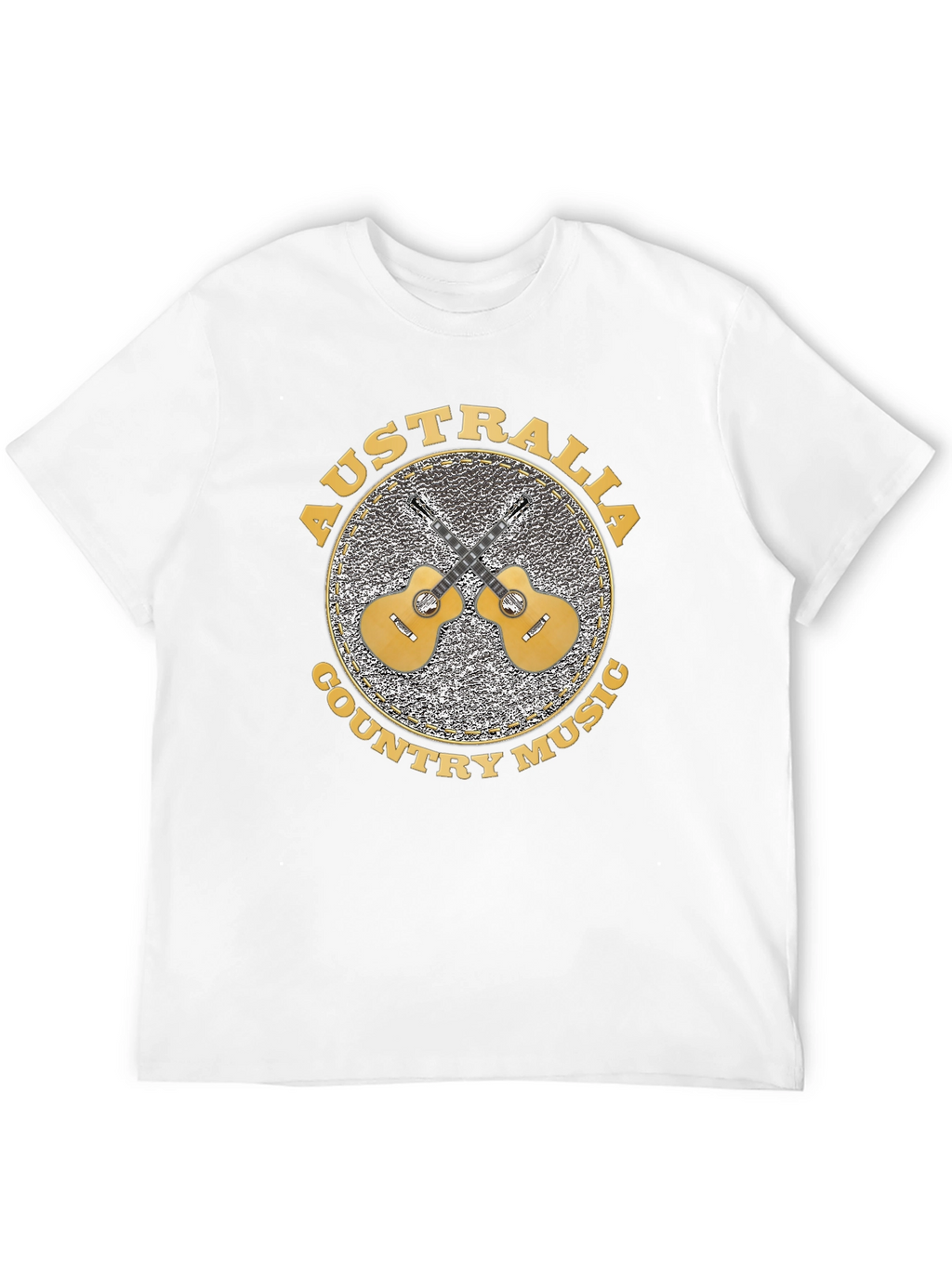 Australia Country Music Guitar T-Shirt
