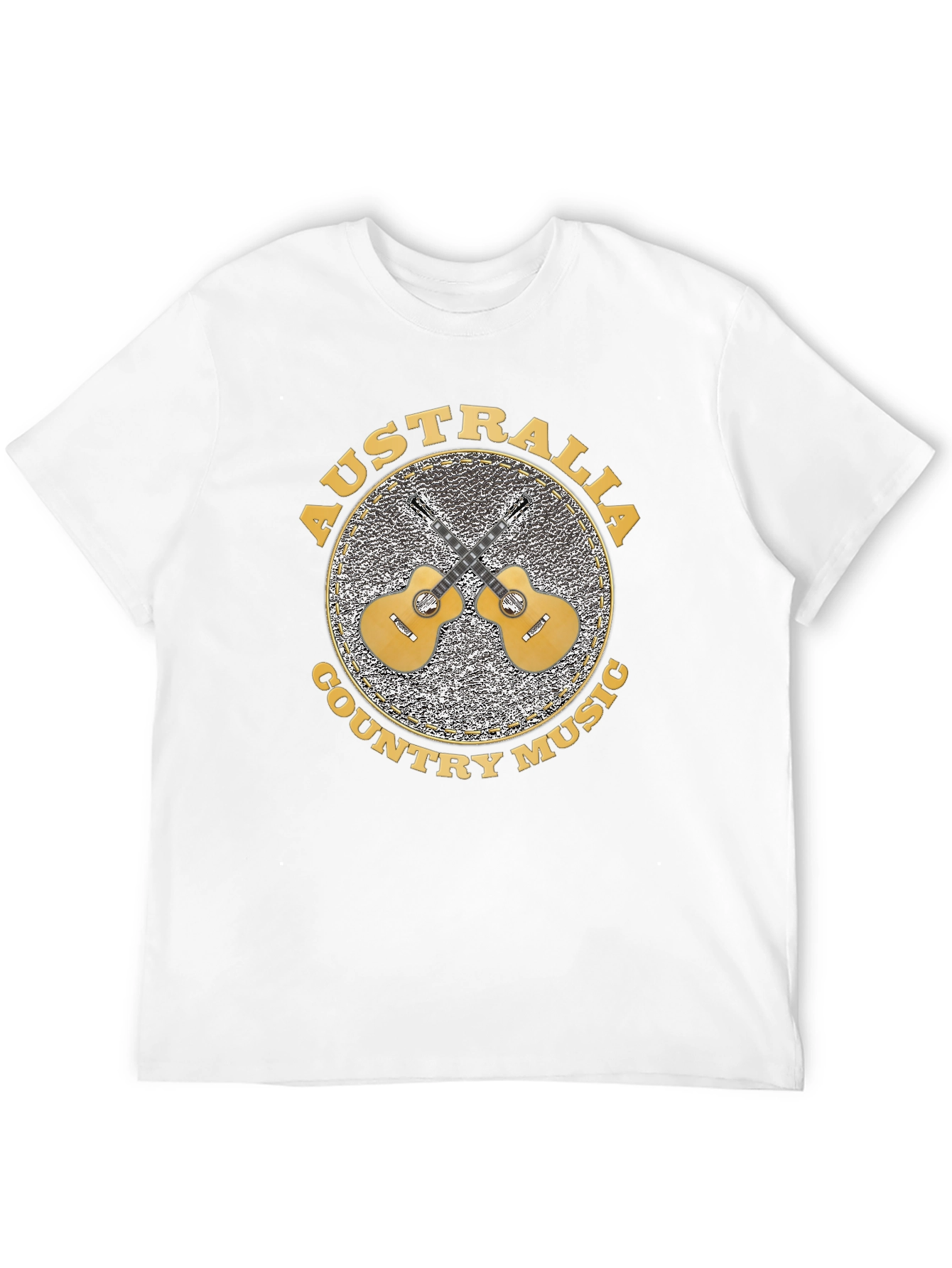 Australia Country Music Guitar T-Shirt