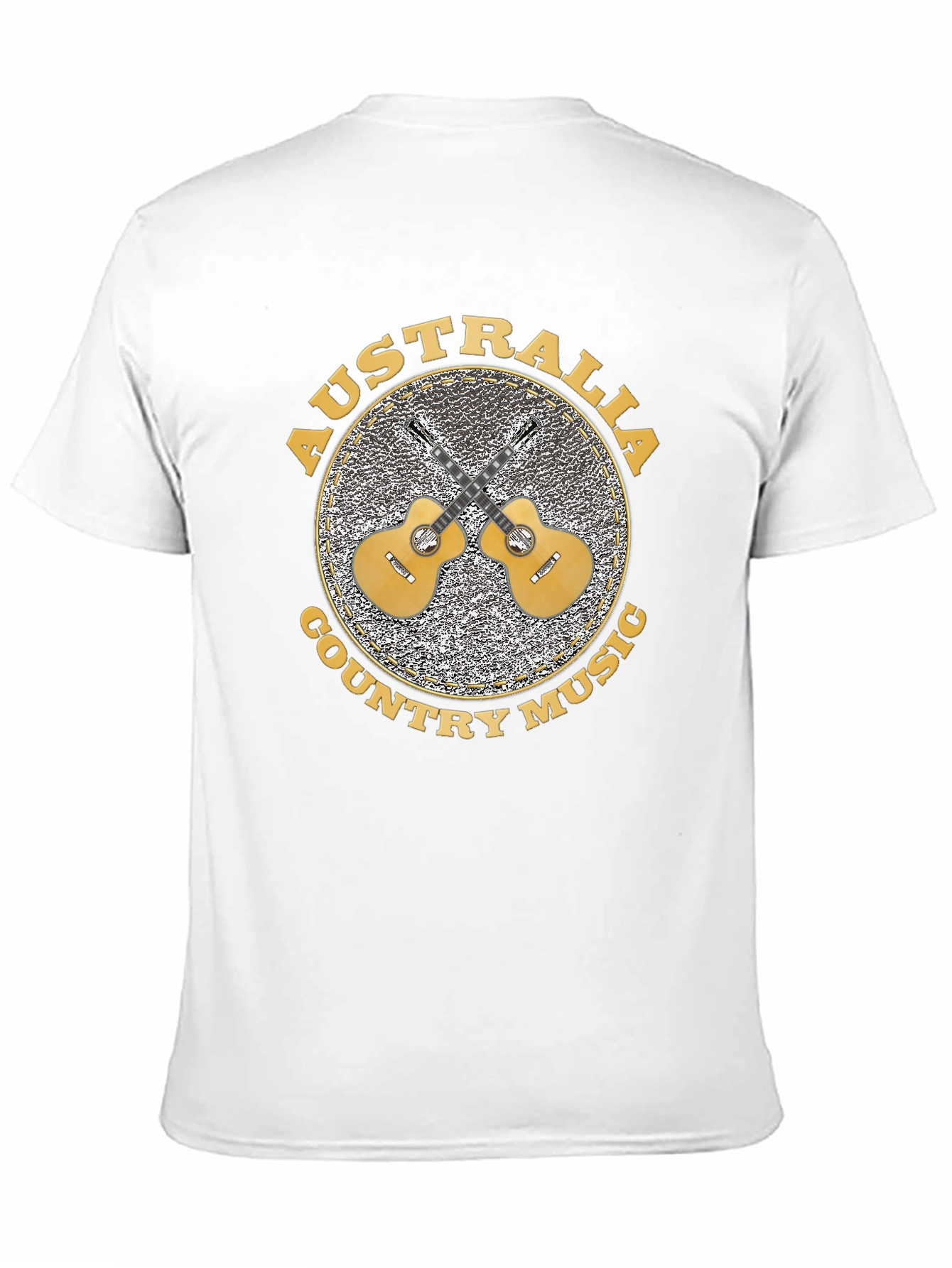 Australia Country Music Guitar T-Shirt