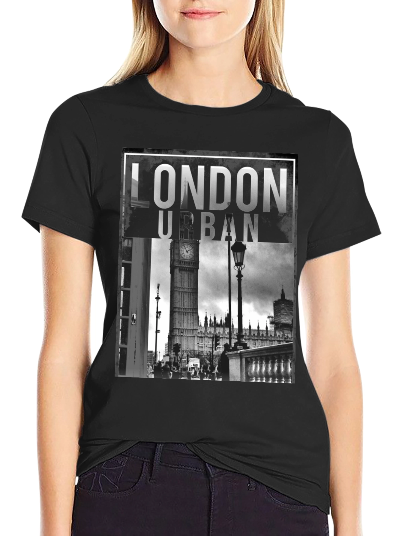 London Urban Black T-Shirt