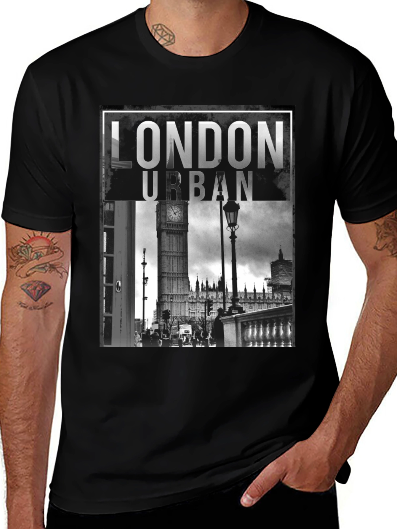 London Urban Black T-Shirt