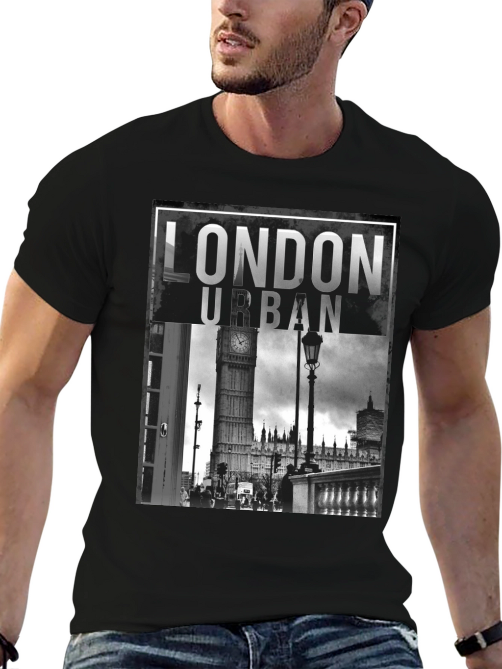 London Urban Black T-Shirt