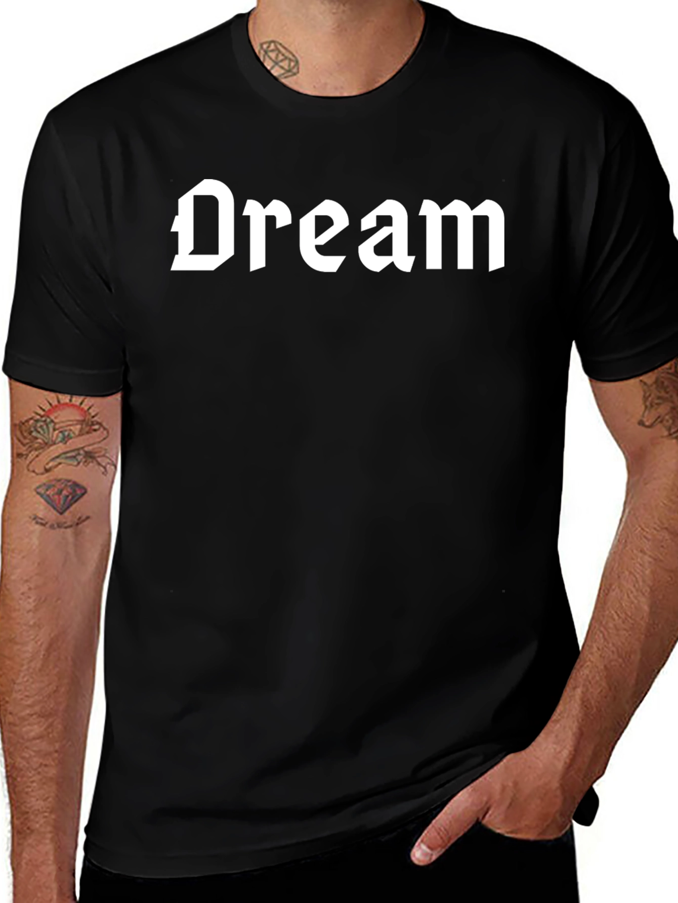 Dream T-Shirt - Gothic Font Tee