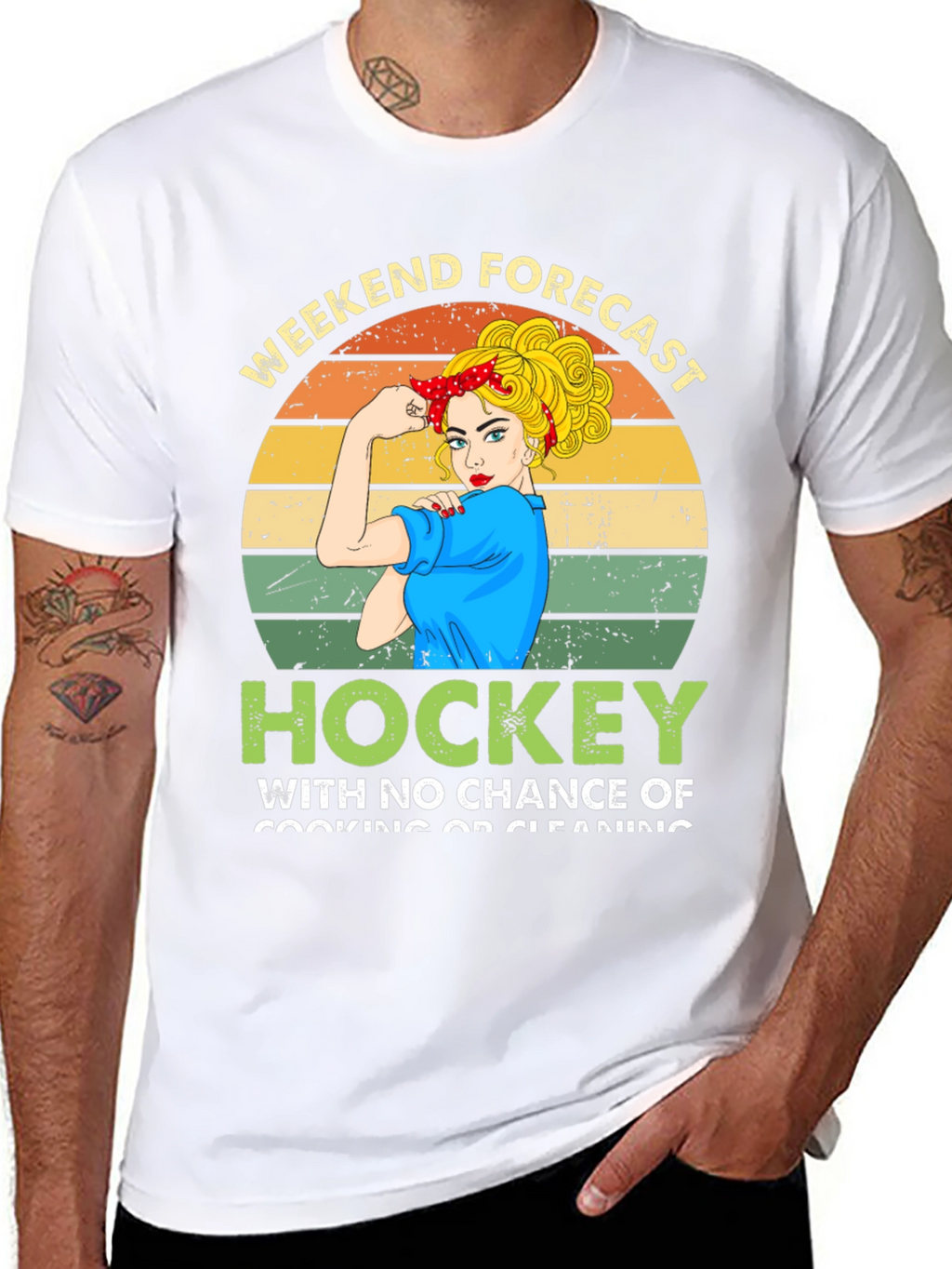 Weekend Forecast Hockey T-Shirt