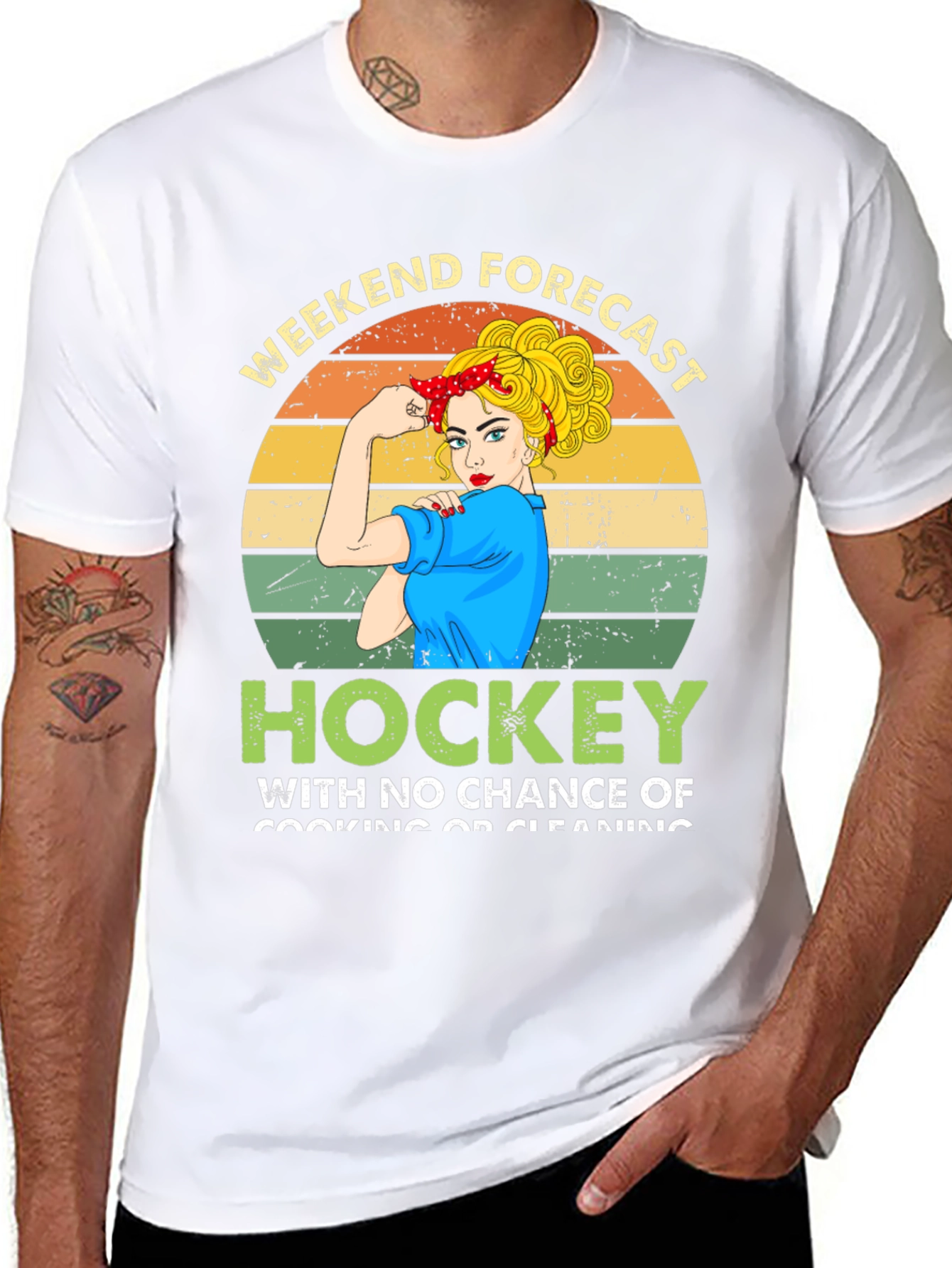 Weekend Forecast Hockey T-Shirt