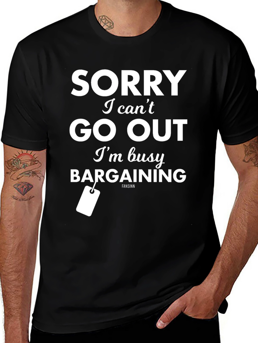 Funny Bargaining Graphic Tee Shirt