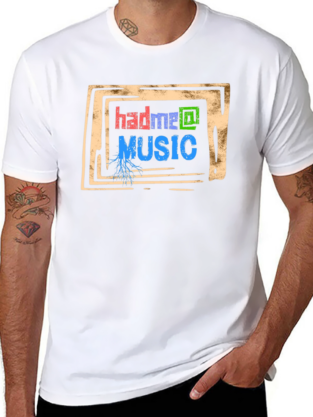Had Me At Music Graphic Tee - Black