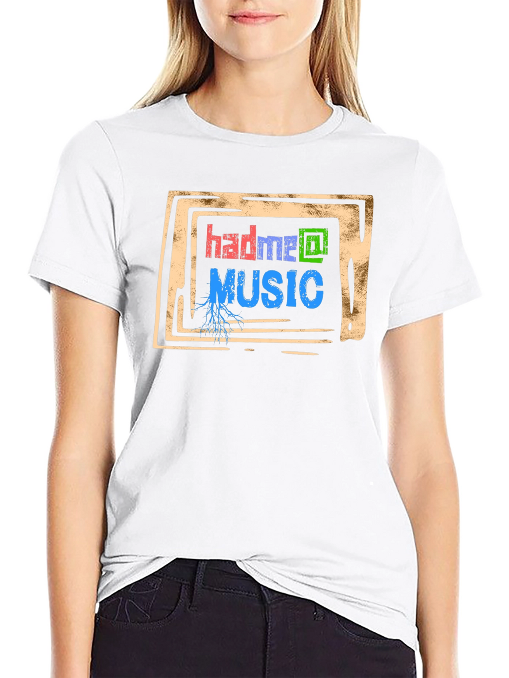 Had Me At Music Graphic Tee - Black