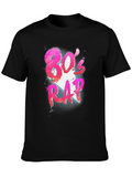 80s Rap Graphic T-Shirt - Retro Style