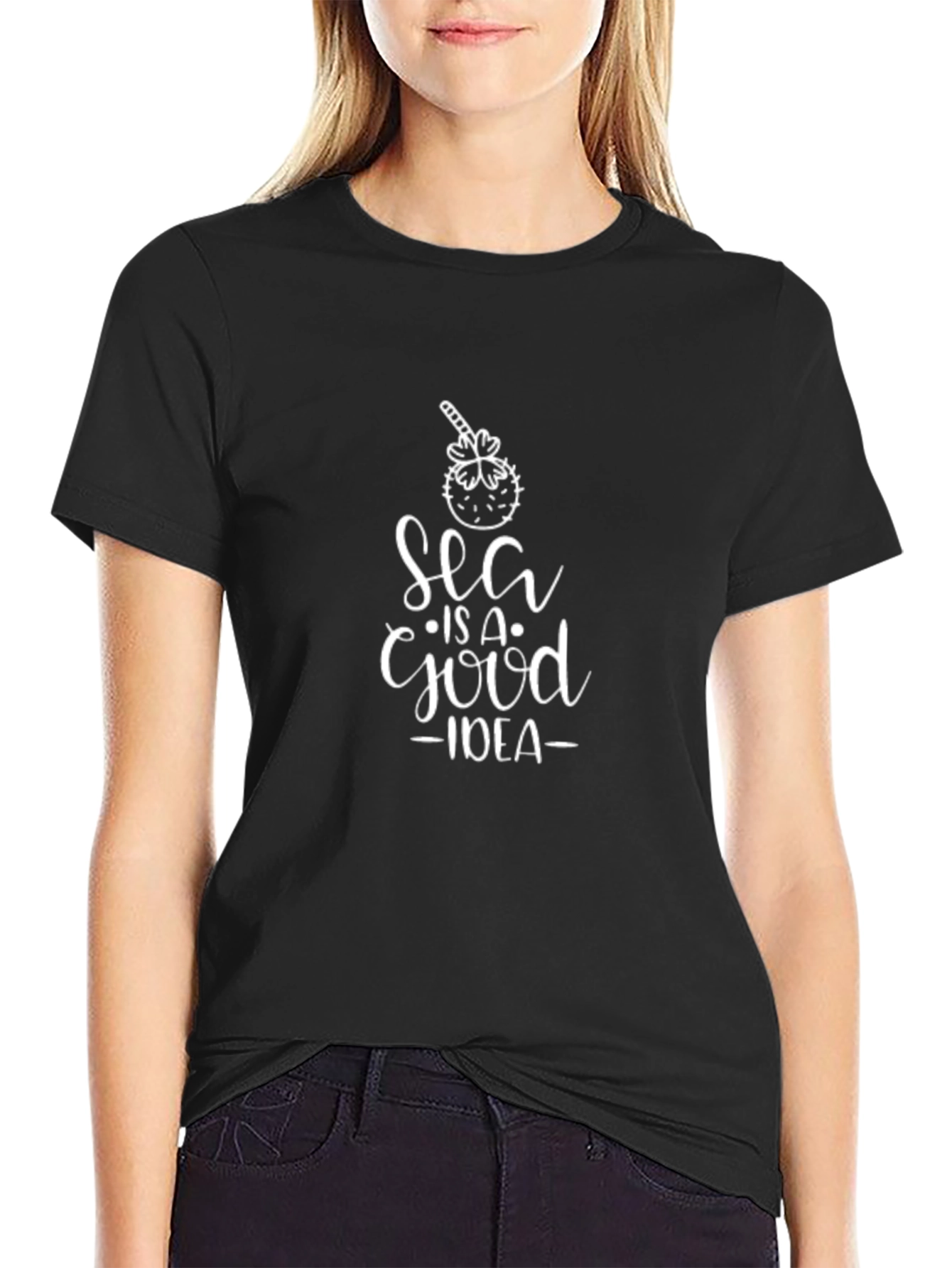 Sea is a Good Idea Graphic T-Shirt