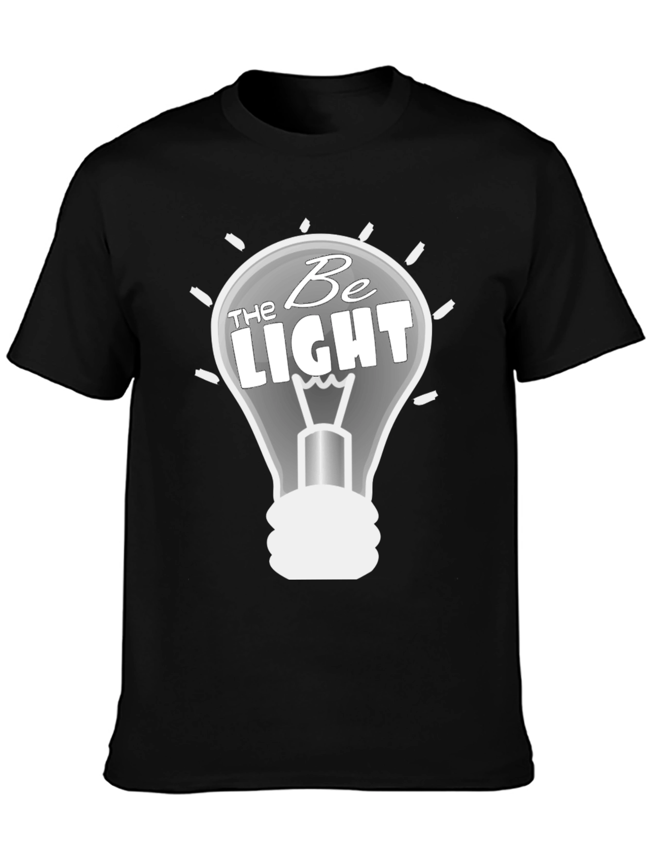 Be the Light Graphic T-Shirt - Black