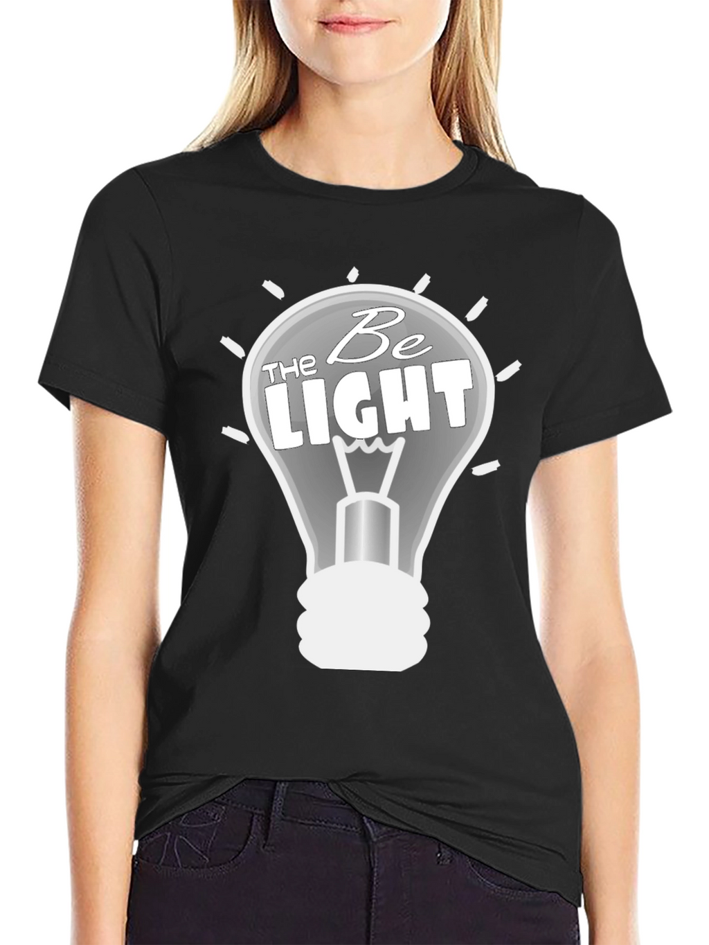 Be the Light Graphic T-Shirt - Black