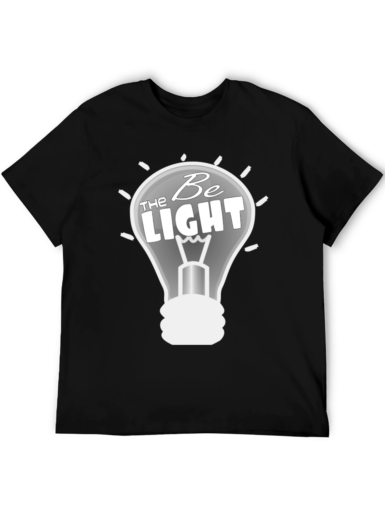 Be the Light Graphic T-Shirt - Black