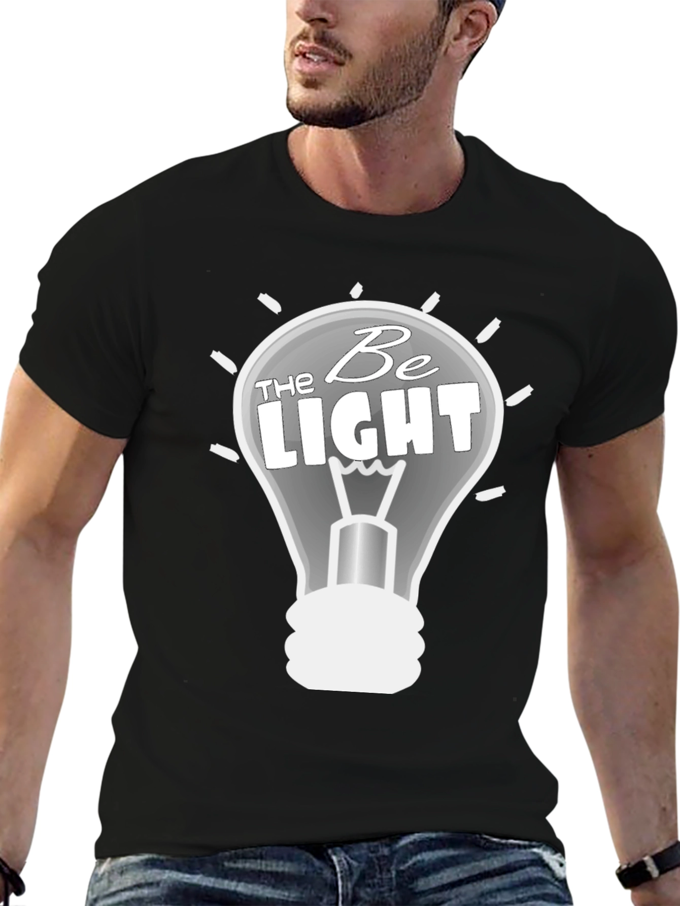 Be the Light Graphic T-Shirt - Black