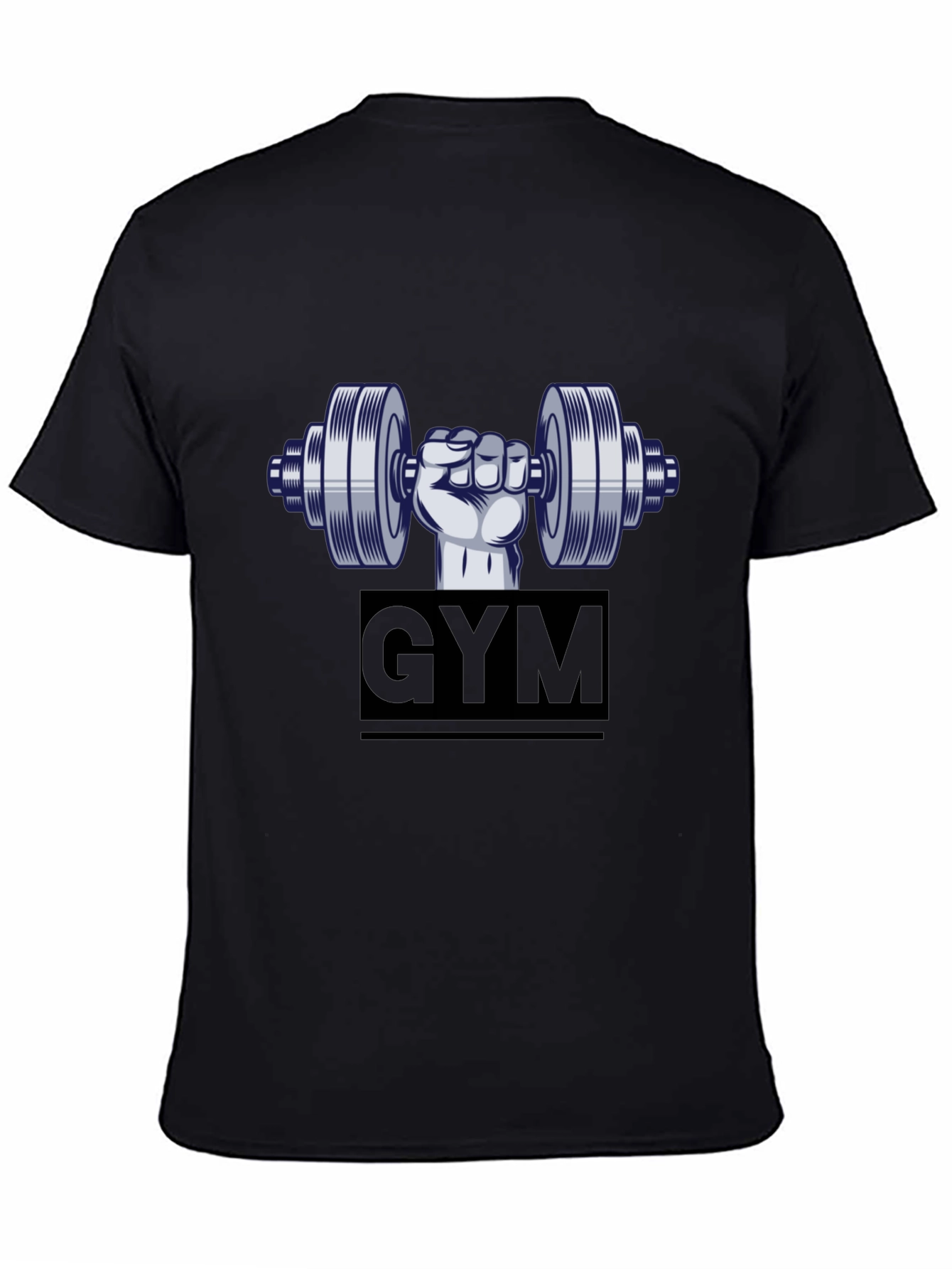 Mens Gym T-Shirt: Weightlifting Graphic Tee