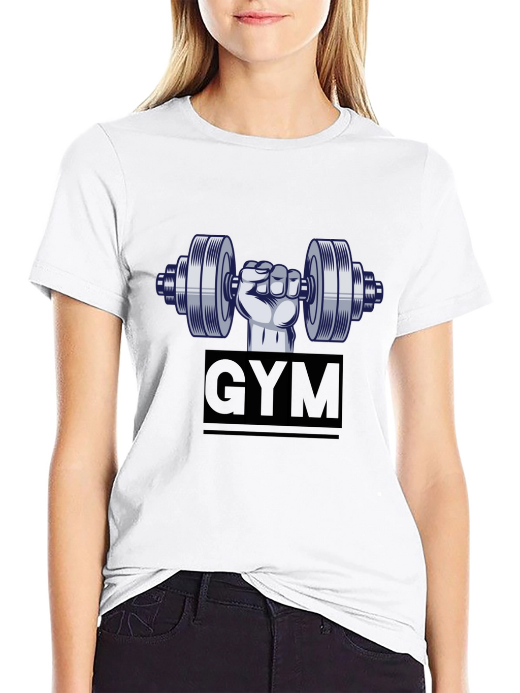 Mens Gym T-Shirt: Weightlifting Graphic Tee