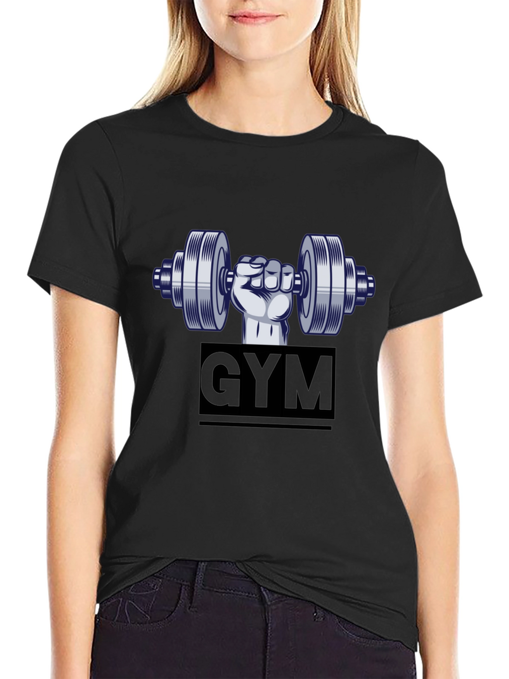 Mens Gym T-Shirt: Weightlifting Graphic Tee