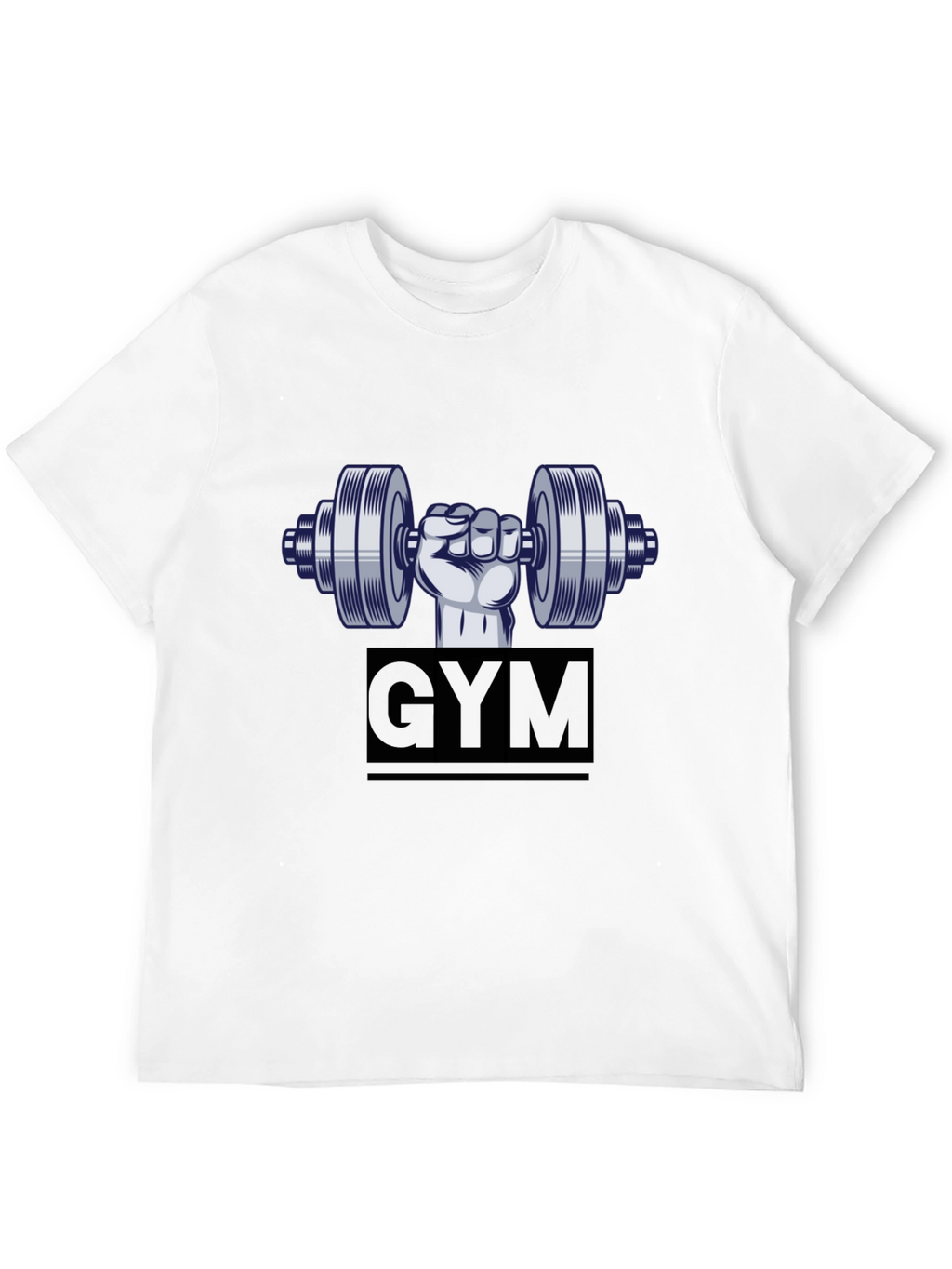 Mens Gym T-Shirt: Weightlifting Graphic Tee