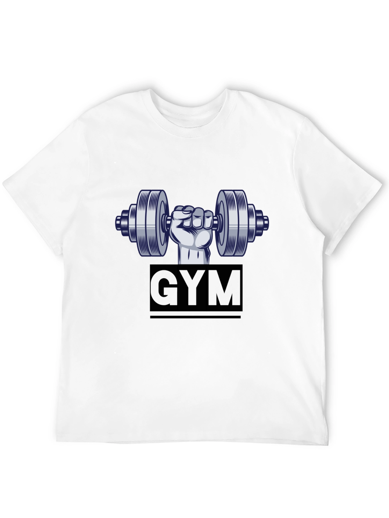 Mens Gym T-Shirt: Weightlifting Graphic Tee