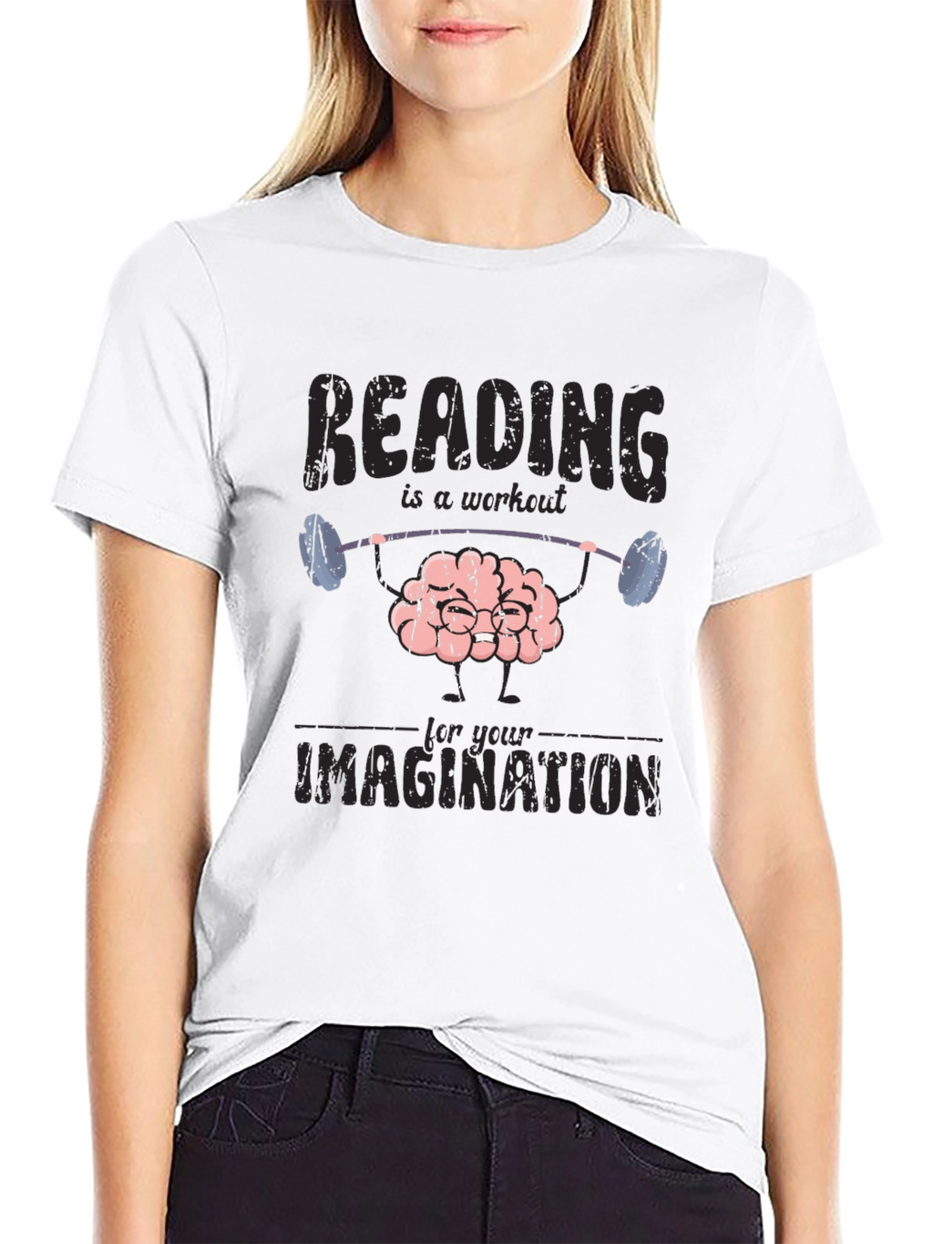Reading Workout T-Shirt - Train Your Imagination!