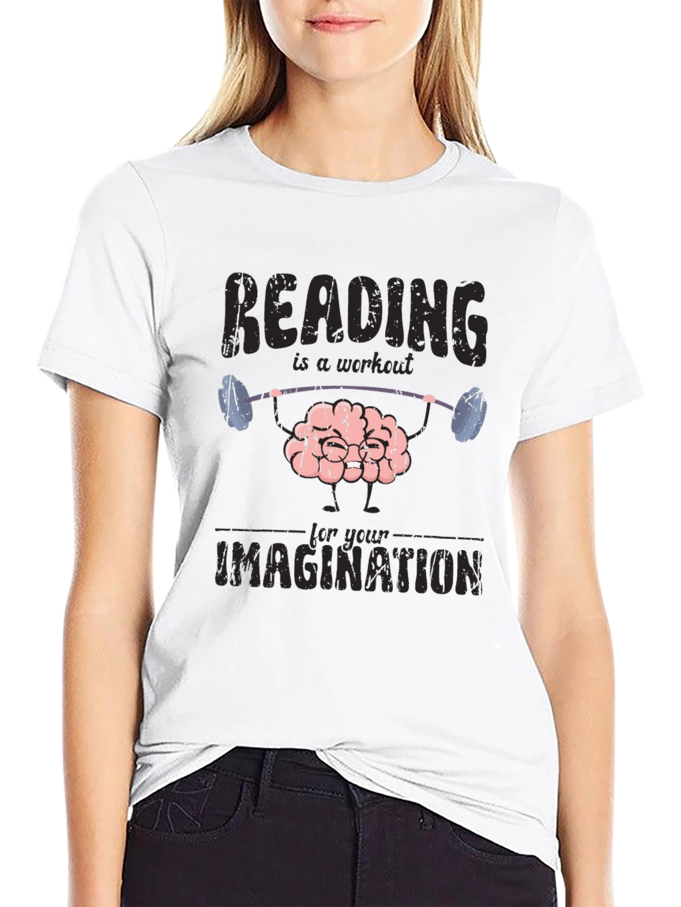 Reading Workout T-Shirt - Train Your Imagination!