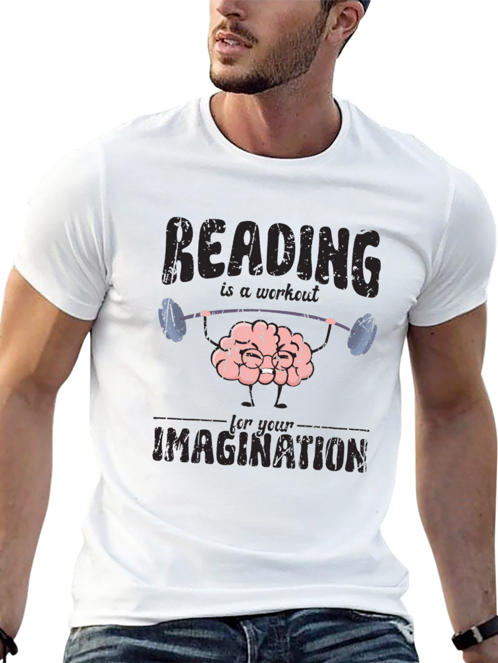 Reading Workout T-Shirt - Train Your Imagination!