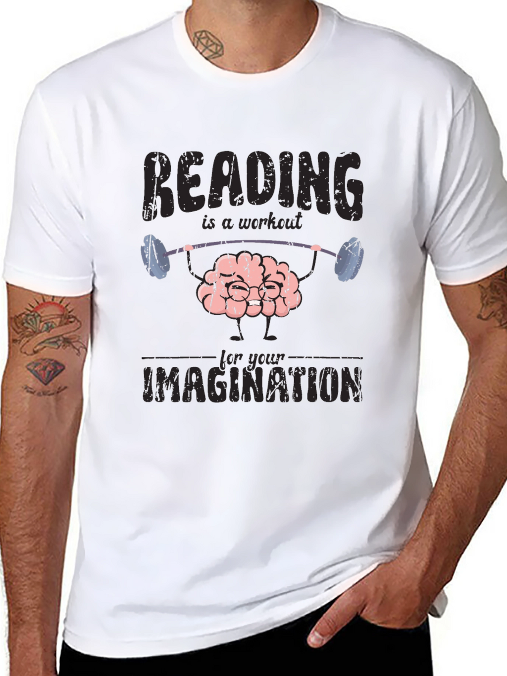 Reading Workout T-Shirt - Train Your Imagination!