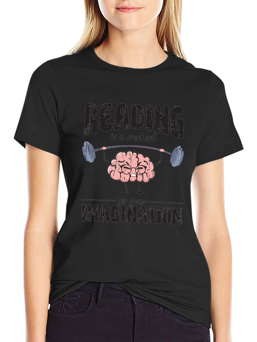 Reading Workout T-Shirt - Train Your Imagination!