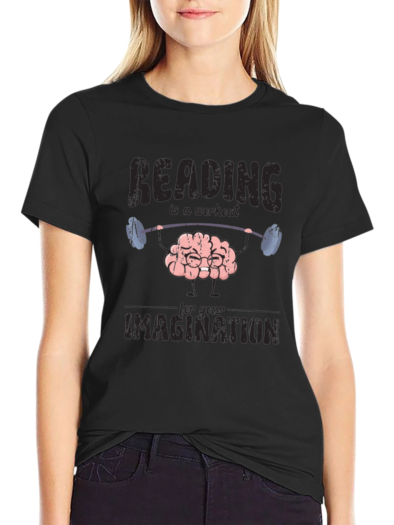 Reading Workout T-Shirt - Train Your Imagination!