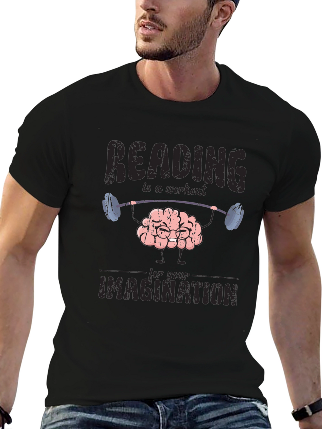 Reading Workout T-Shirt - Train Your Imagination!