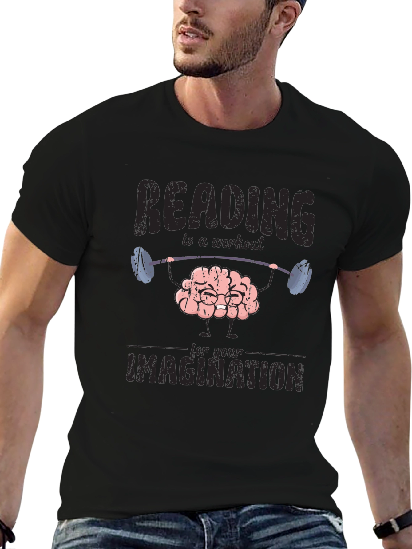 Reading Workout T-Shirt - Train Your Imagination!