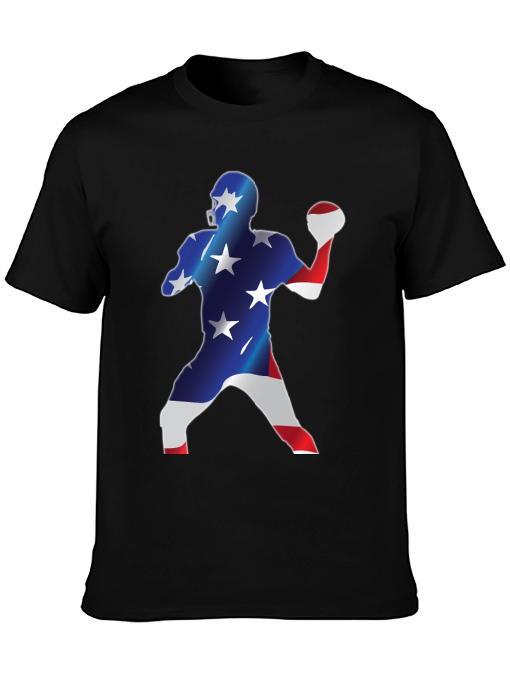 American Football Patriotic Graphic Tee
