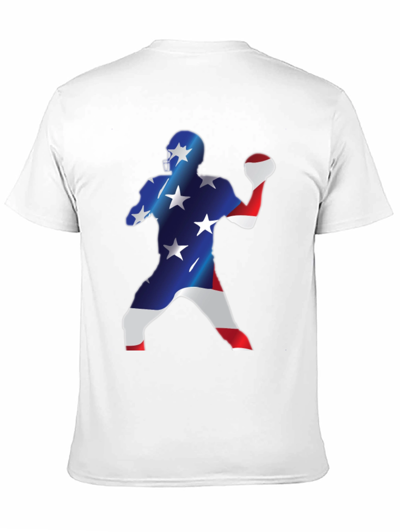 American Football Patriotic Graphic Tee