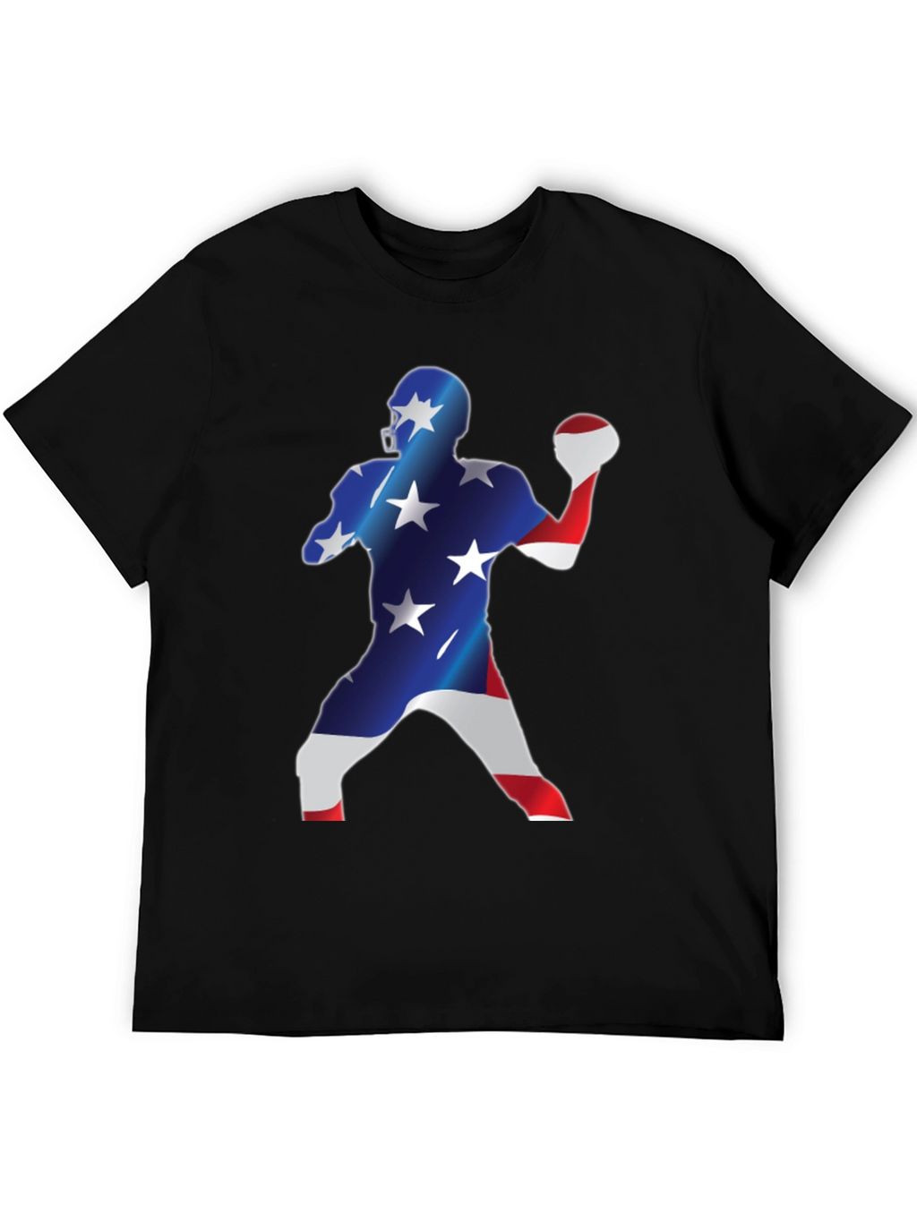 American Football Patriotic Graphic Tee