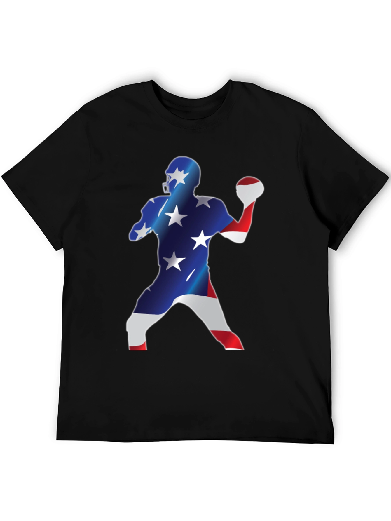 American Football Patriotic Graphic Tee
