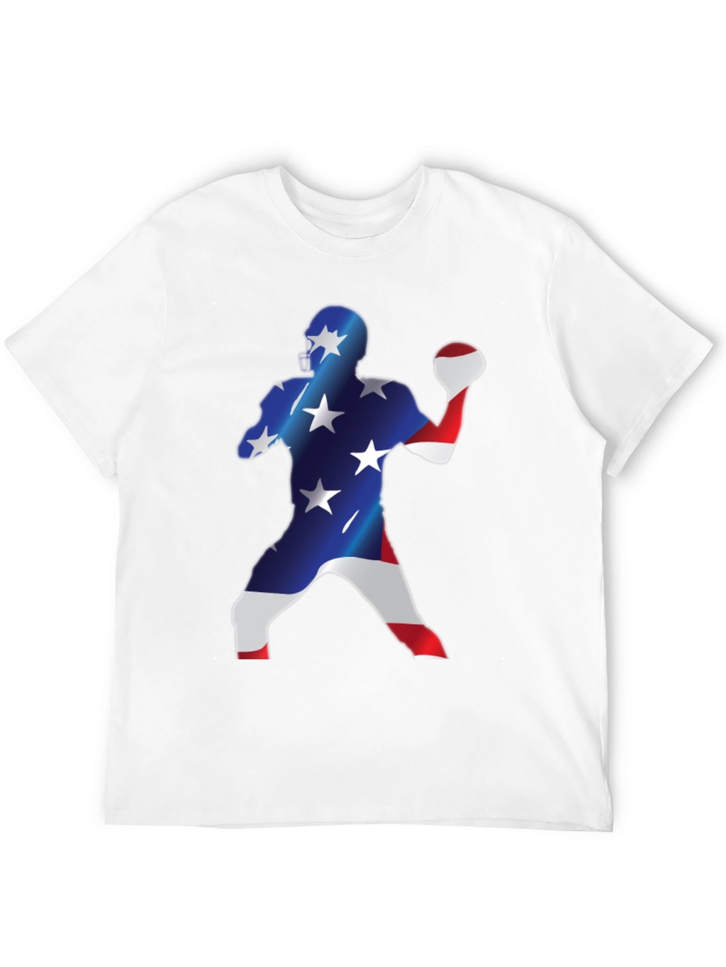 American Football Patriotic Graphic Tee