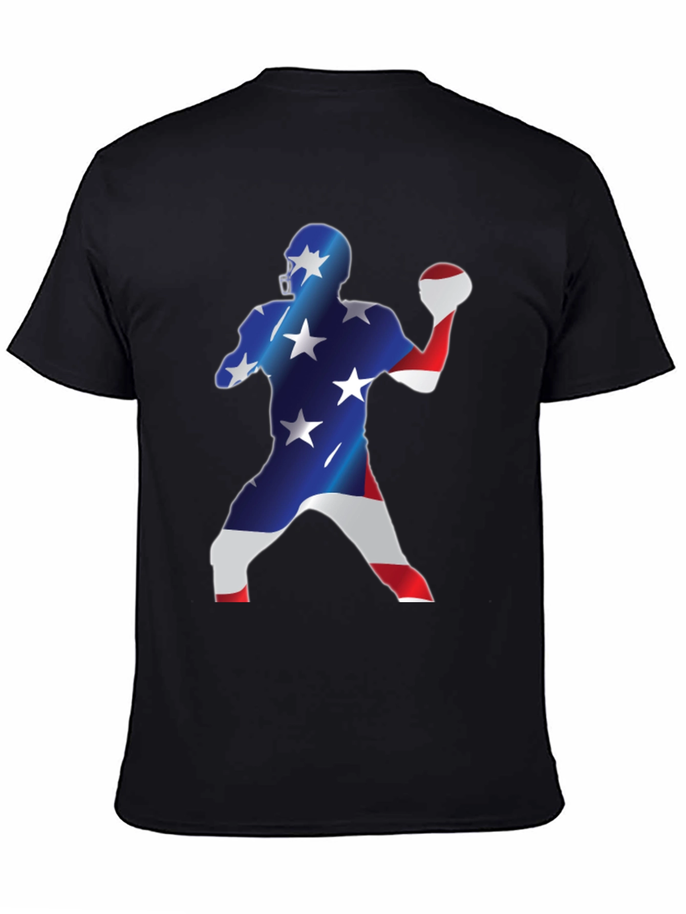 American Football Patriotic Graphic Tee