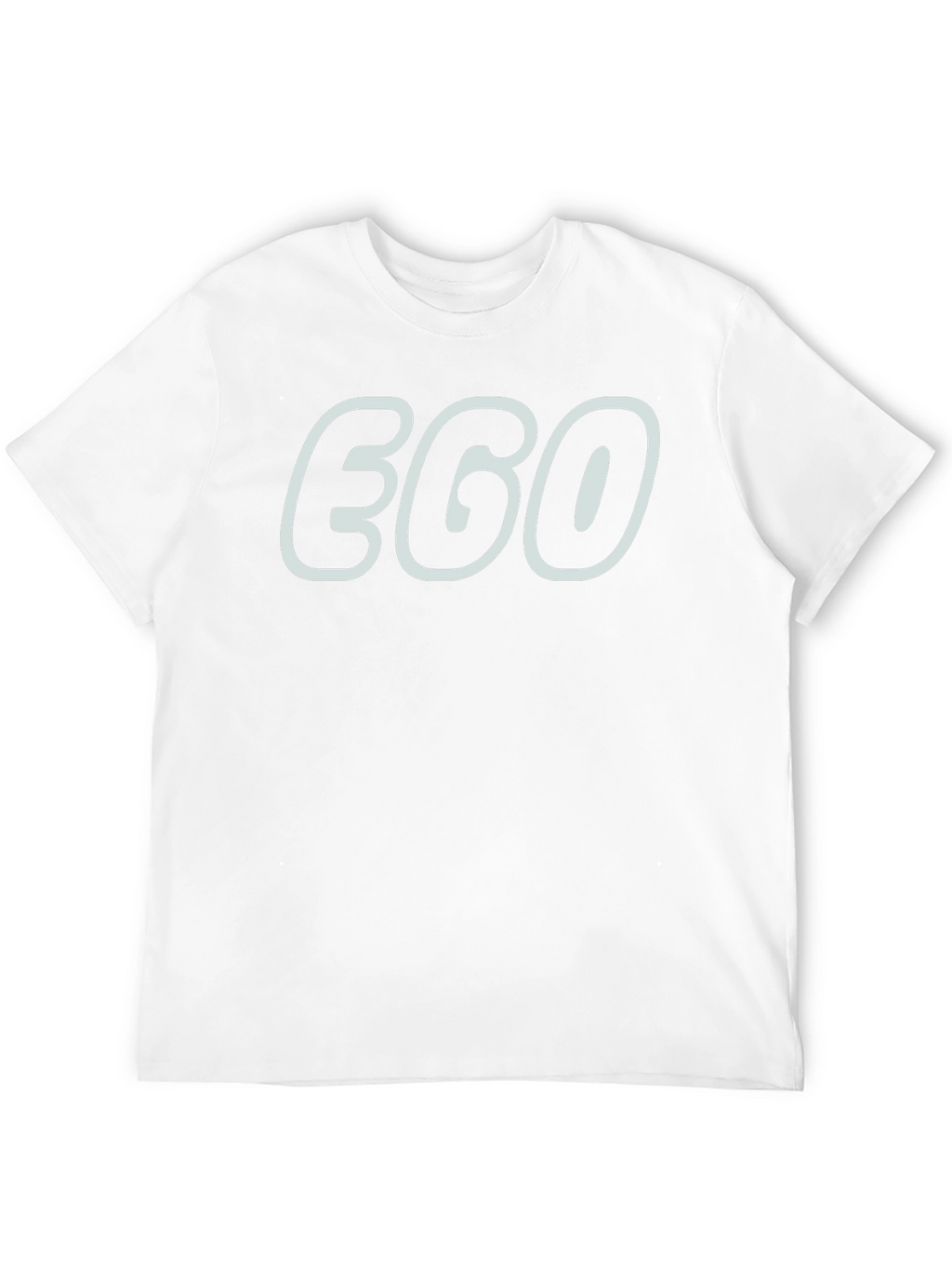 EGO Graphic Print Black T-Shirt