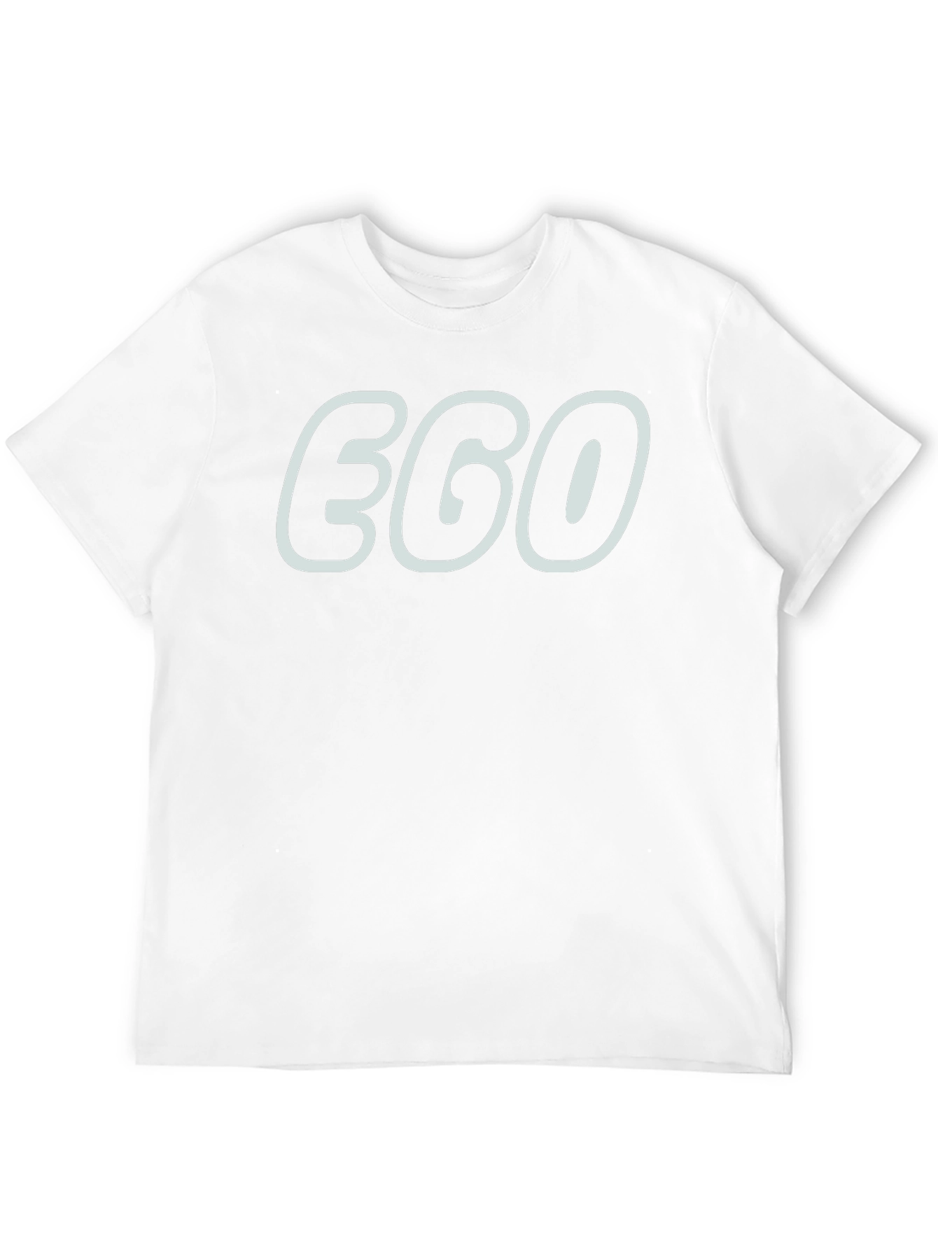 EGO Graphic Print Black T-Shirt