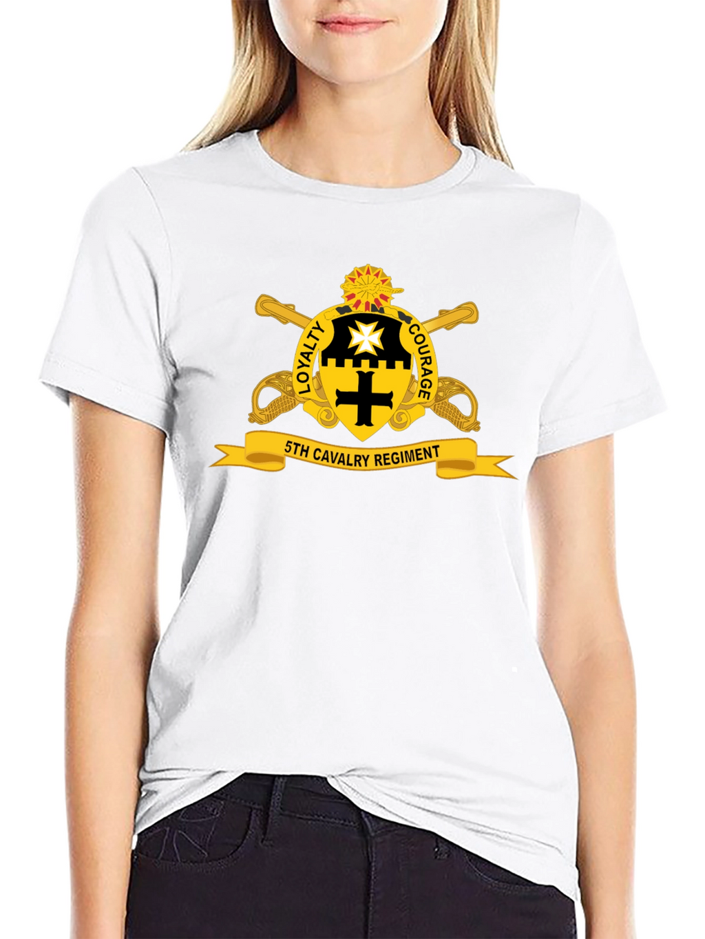 5th Cavalry Regiment Graphic T-Shirt - Loyalty & Courage