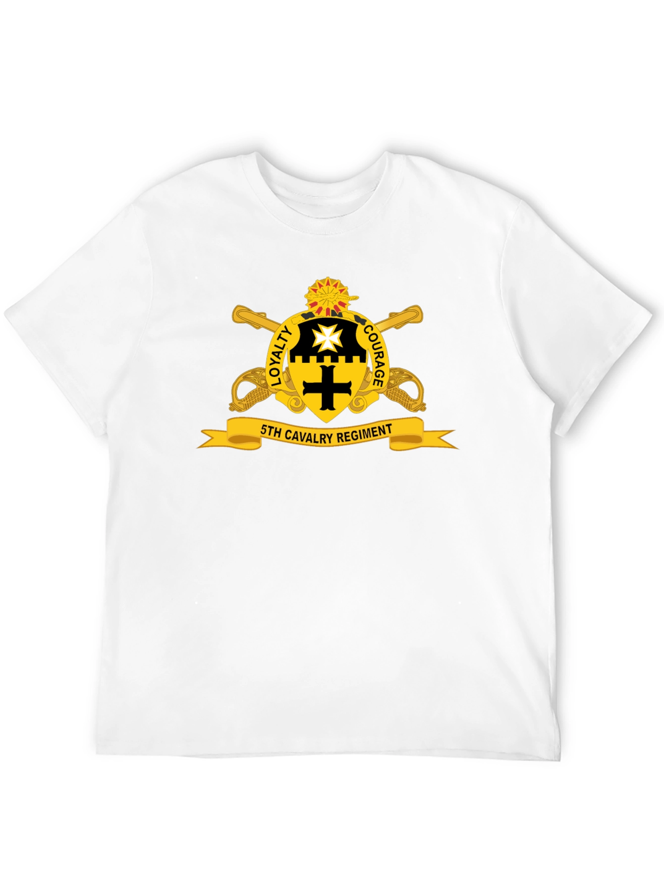 5th Cavalry Regiment Graphic T-Shirt - Loyalty & Courage