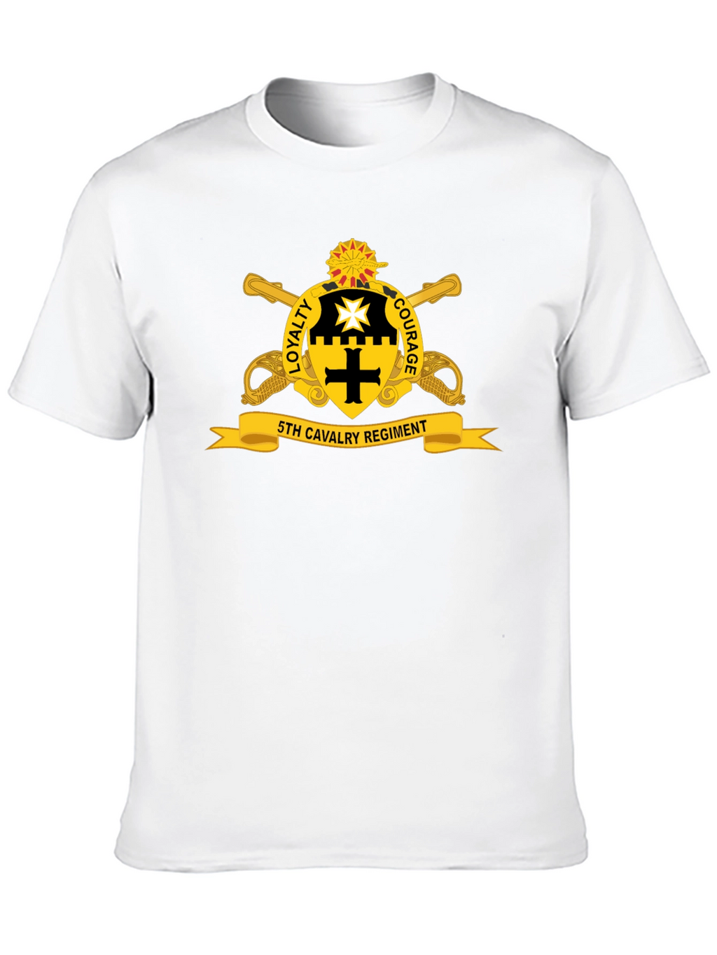 5th Cavalry Regiment Graphic T-Shirt - Loyalty & Courage