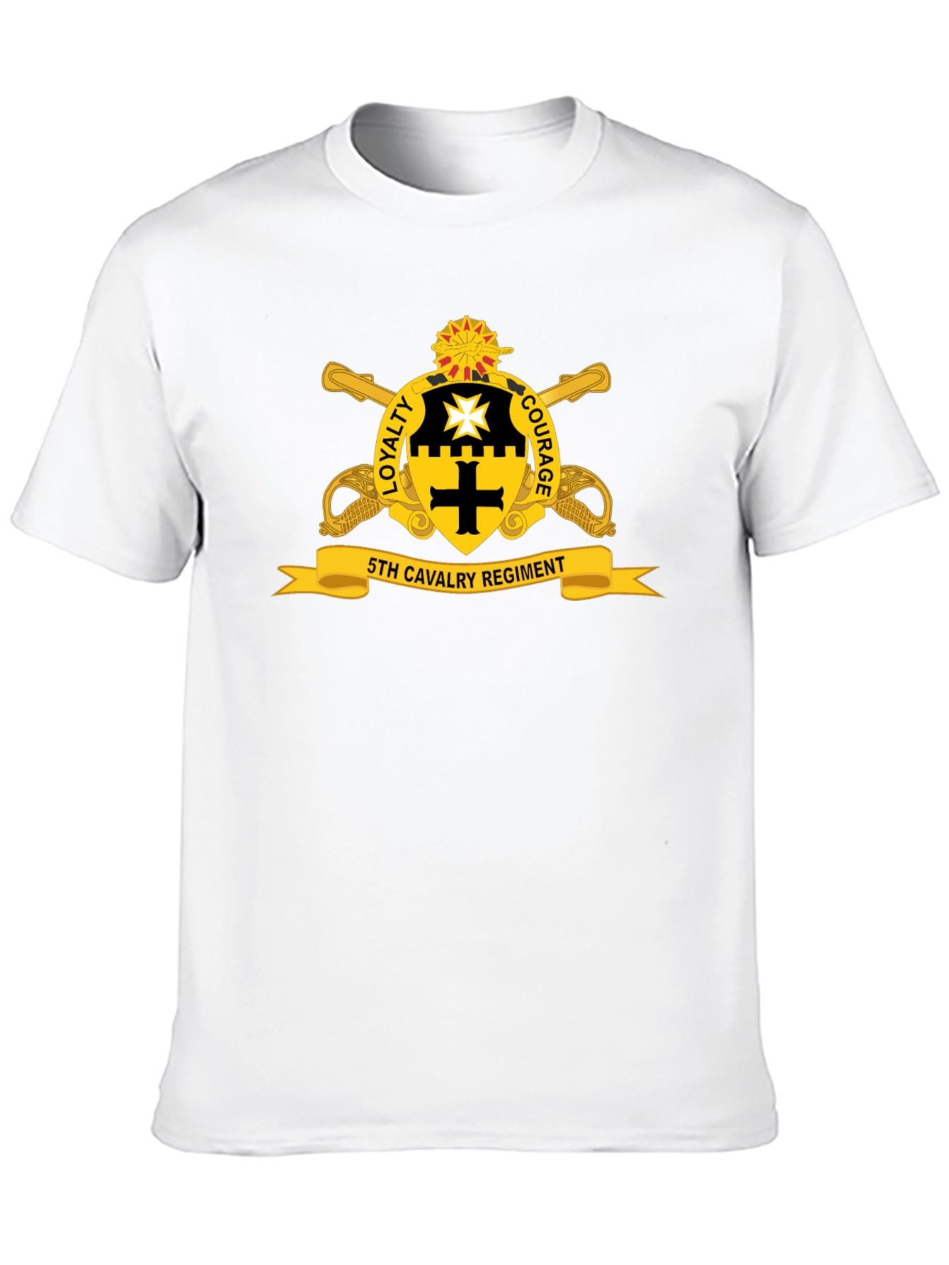 5th Cavalry Regiment Graphic T-Shirt - Loyalty & Courage